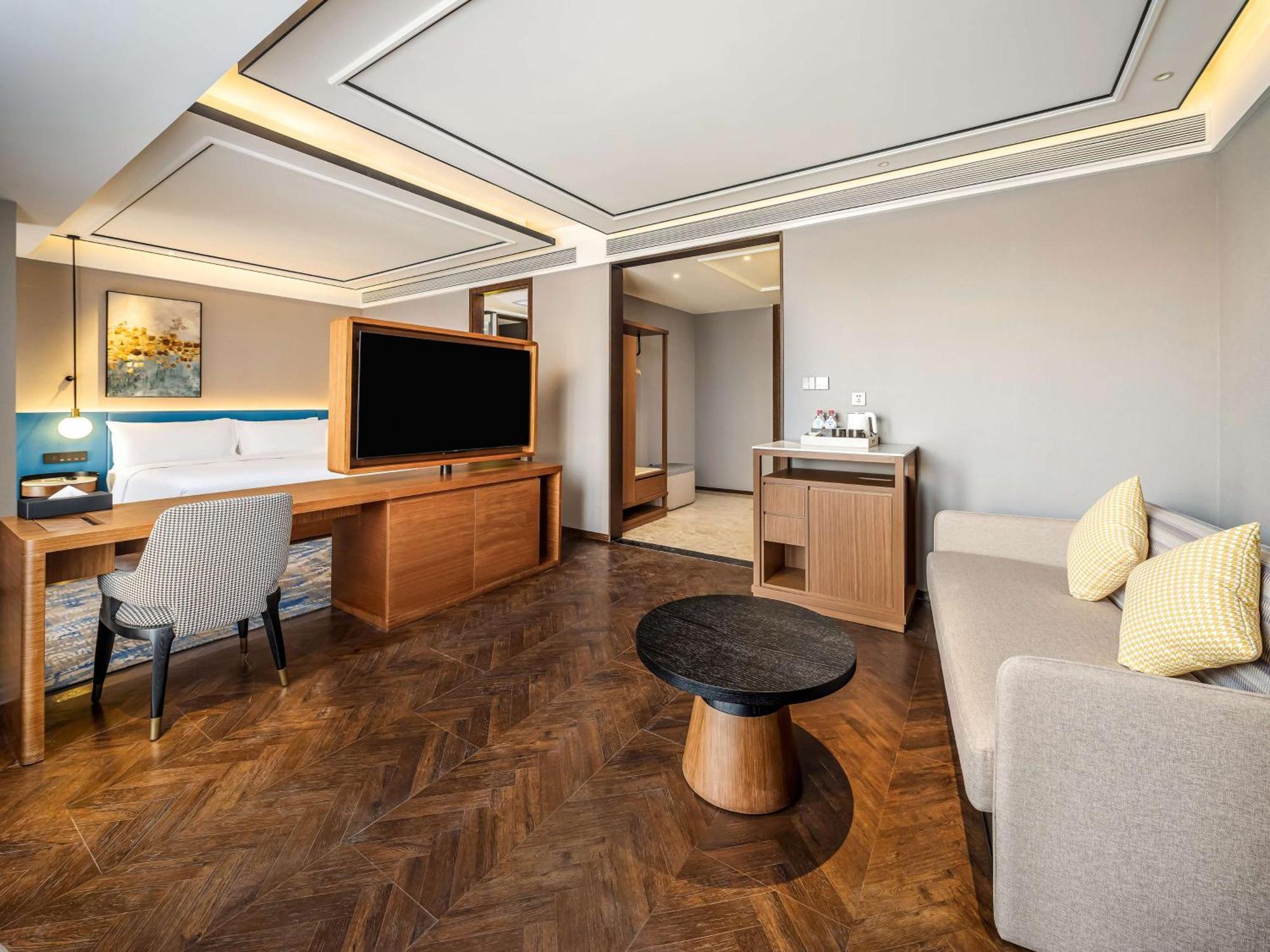 Hilton Garden Inn Beijing Guomao מראה חיצוני תמונה