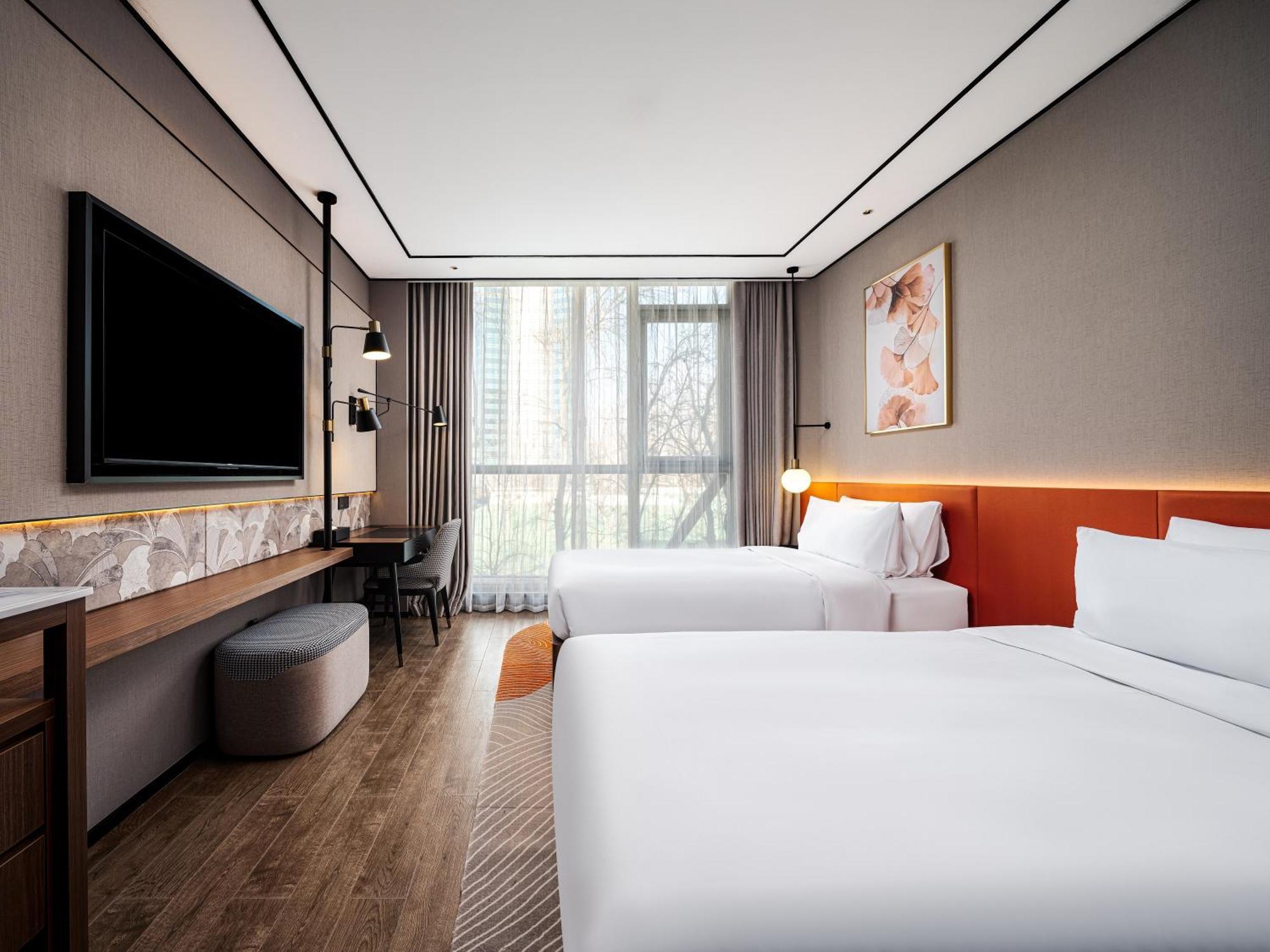 Hilton Garden Inn Beijing Guomao מראה חיצוני תמונה