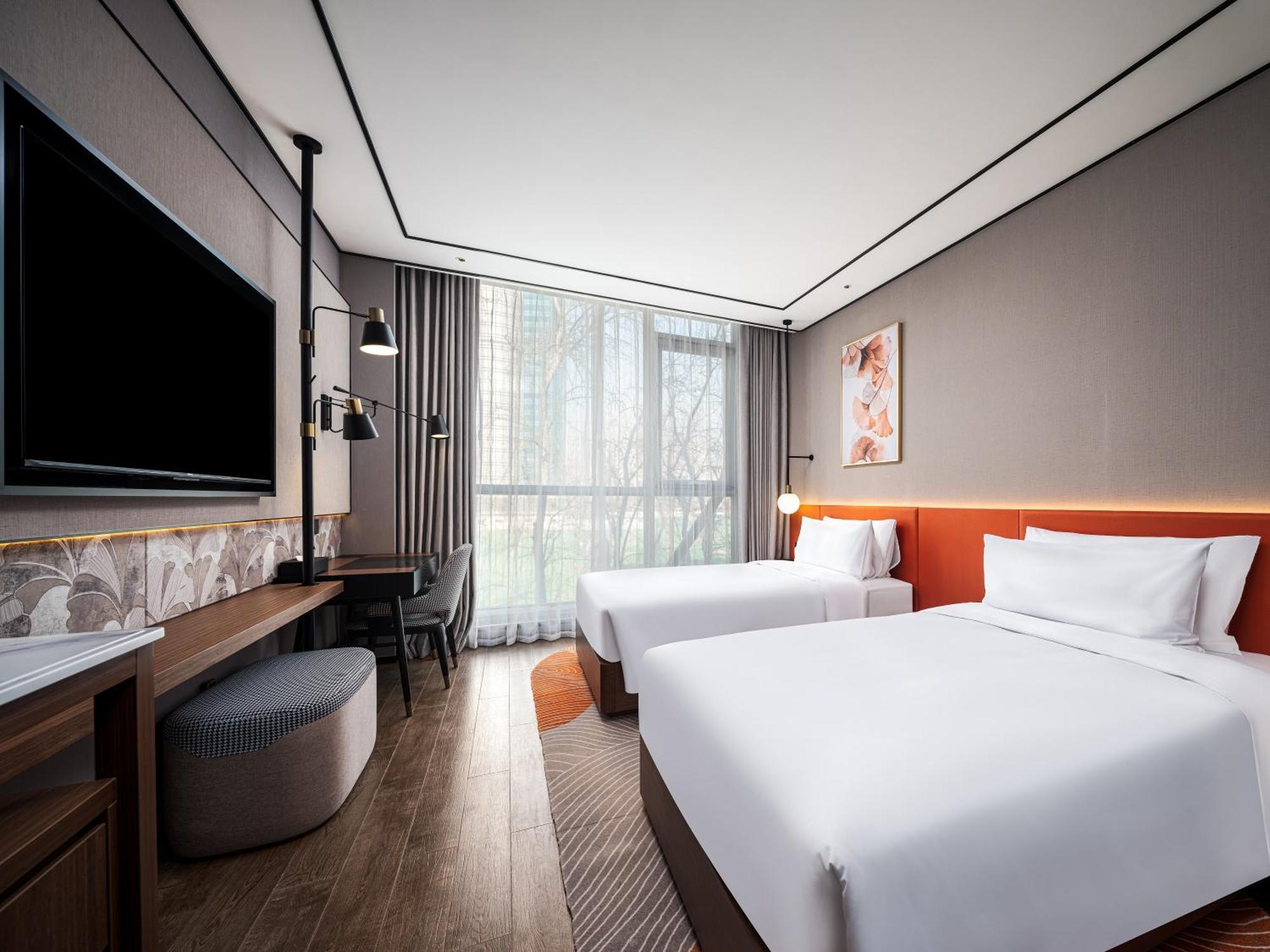 Hilton Garden Inn Beijing Guomao מראה חיצוני תמונה